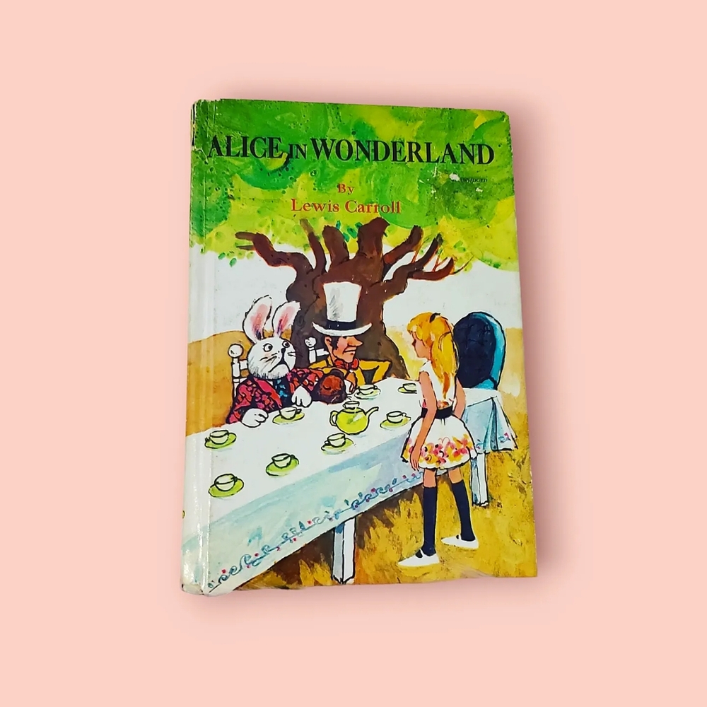 Vintage Alice in wonderland book